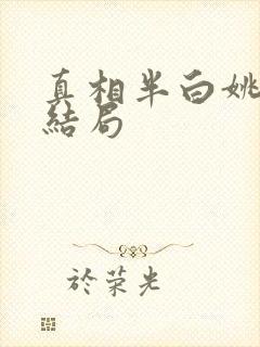 真相半白姚帆的结局封面
