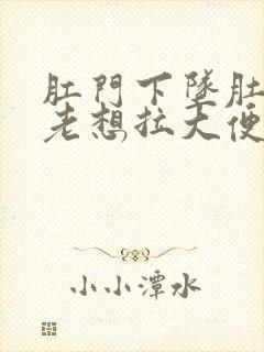 肛门下坠肚子疼老想拉大便怎么回事封面