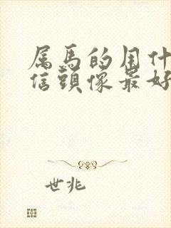 属马的用什么微信头像最好