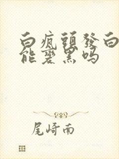 白疯头发白了还能变黑吗