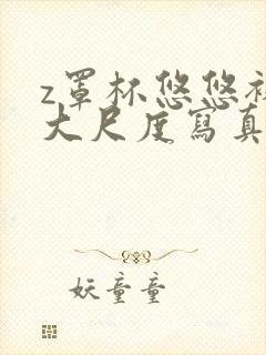 z罩杯悠悠裸体大尺度写真集封面