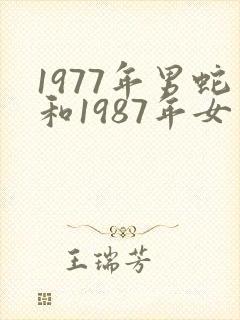 1977年男蛇和1987年女兔配吗