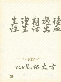 生理期过后两天性生活出血正常吗?封面