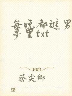 每晚都进男神的梦里txt