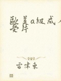 欧美a级成人享受片