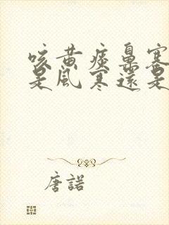 咳黄痰鼻塞头疼是风寒还是风热感冒?