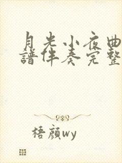 月光小夜曲动态谱伴奏完整版