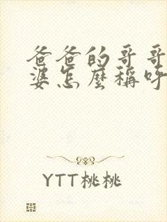 爸爸的哥哥的老婆怎么称呼封面