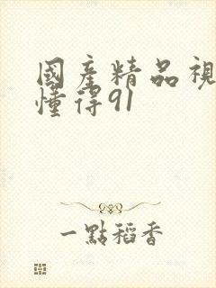 国产精品视频你懂得91