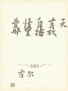 爱情自有天意在哪里播放封面