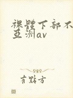 裸体下部不遮挡亚洲av