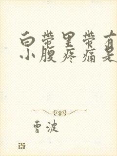 白带里带有血丝小腹疼痛是怎么回事