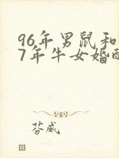 96年男鼠和97年牛女婚配好吗