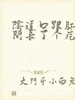 阴道口跟肛门中间长了个疙瘩