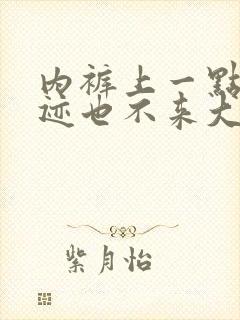 内裤上一点点血迹也不来大姨妈