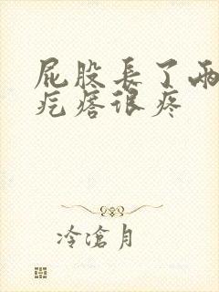 屁股长了两个硬疙瘩很疼