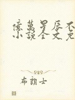 亿万星辰不及你小说全文免费阅读