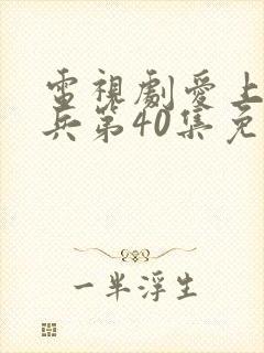 电视剧爱上特种兵第40集免费观看