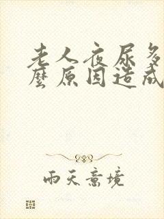 老人夜尿多是什么原因造成的怎么治疗