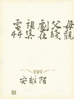 电视剧父母爱情44集在线观看封面