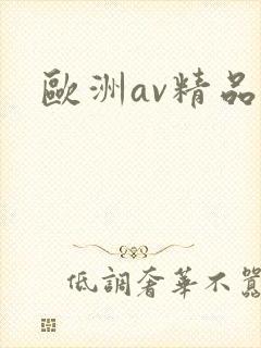 欧洲av精品