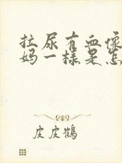 拉尿有血像来姨妈一样是怎么回事