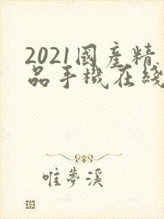 2021国产精品手机在线