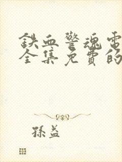 铁血警魂电视剧全集免费的观看