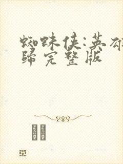 蜘蛛侠:英雄无归完整版