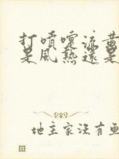 打喷嚏流黄鼻涕是风热还是风寒