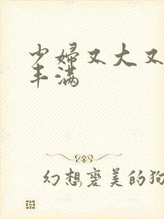 少妇又大又爽又丰满