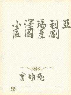 小泽玛利亚一二区国产剧