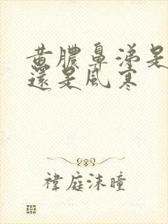 黄脓鼻涕是风热还是风寒