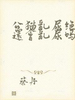 公猫乱尿绝育后还会乱尿吗