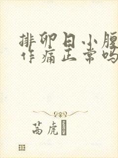 排卵日小腹隐隐作痛正常吗封面