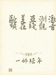 欧美亚洲激情视频在线观看