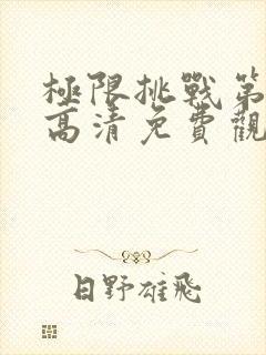 极限挑战第八季高清免费观看完整版