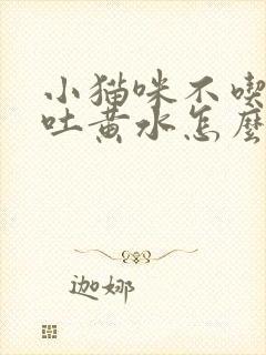 小猫咪不吃东西吐黄水怎么回事