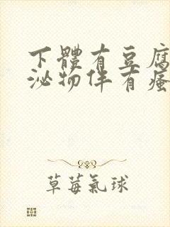 下体有豆腐渣分泌物伴有瘙痒用啥药