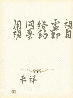 用网络电视看电视台的节目怎么看