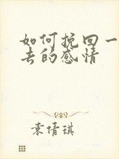 如何挽回一段失去的感情封面