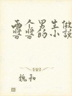 两个男生做酿酿酱酱的小说