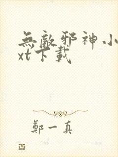 无敌邪神小说txt下载