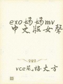 exo妈妈mv中文版女声