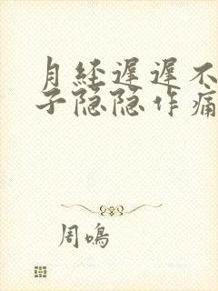 月经迟迟不来肚子隐隐作痛