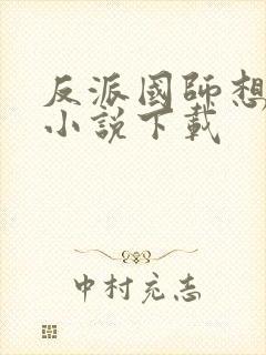 反派国师想转正小说下载