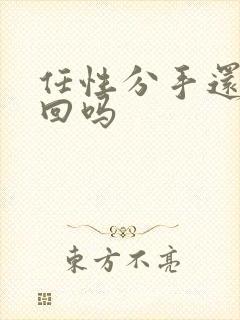 任性分手还能挽回吗