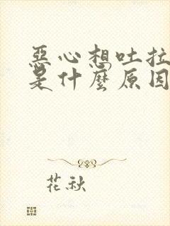 恶心想吐拉肚子是什么原因