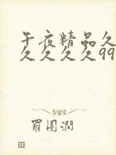 午夜精品久久久久久久久99国产