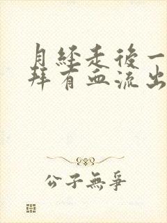 月经走后一个礼拜有血流出封面